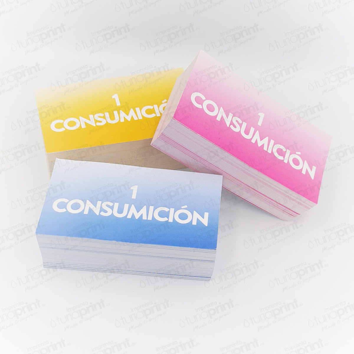 Tickets de consumición personalizados - Grafishop